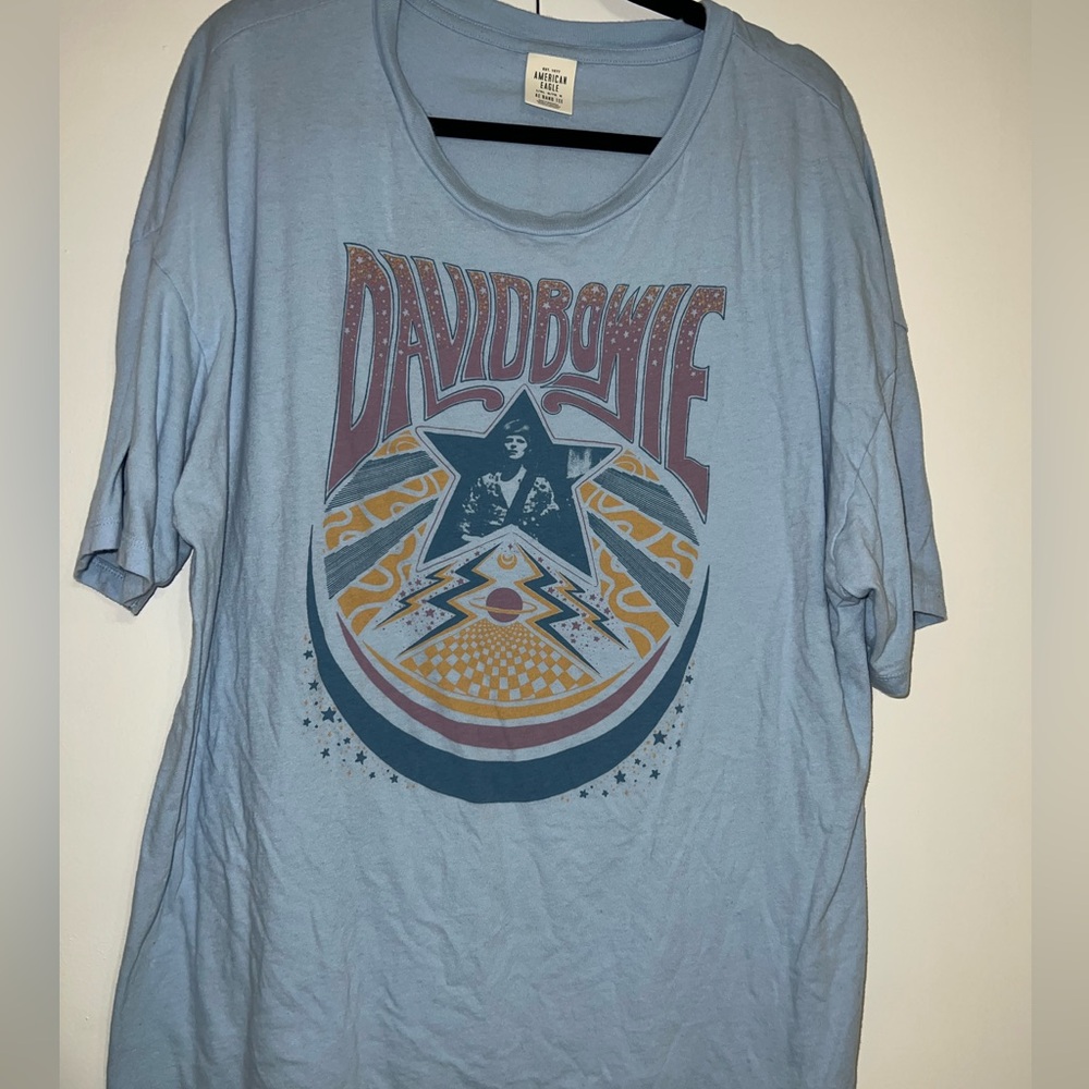 American Eagle David Bowie band tee